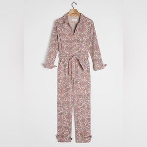NWT Anthropologie Paisley Utility Jumpsuit